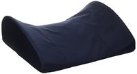 Duro-Med Contour Foam Lumbar Back Support Cushion Pillow with Strap, Navy