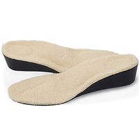 ZALING Super Cozy Wool Felt Height Increase Insole Winter Sheepskin Warm Insole L 1.5CM