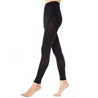 KoolFree Women Medical Grade Graduated Compression Stockings Footless Pantyhose, 18-22mmHg (Black) (M)