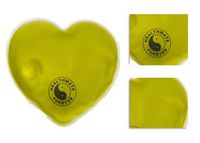 HealthmateForever Dual Comfort Hot or Cold Therapy Pack - Heart Shaped (Lemon) 4.3'' *4.3''