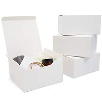 Bright Creations Kraft Paper Gift Boxes (15 Pack) 8 x 8 x 4 Inches, White