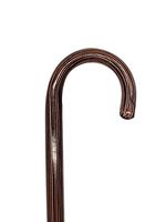 Classy Walking Canes CWC5003518 1 in. Premium Finish Crook Cane in Castania 36 inches, Wooden Walking Stick with Rubber Tips. Functional Grip