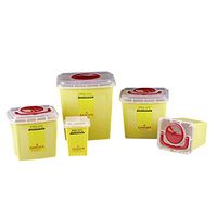 Taitan Laboratory Supplies Medical Equipment Yellow Storage Box Medical Waste Box Medical Sharps Containers Square Sharps Box
