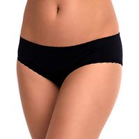 EvaWear Menstrual Period Panty, Tampon Alternative, Absorbent, Hypoallergenic, Black, Hipster, M