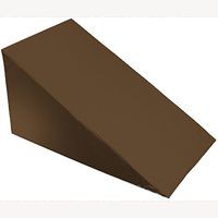 24” X 24” X 10” - Bed Wedge Cover – Wedge Pillow Cover with Zipper - 100% Cotton Replacement Pillowcase for Bed Wedges - Universal Fit for Wedges Up to 27” Wide - 24” X 24” X 10” - Chocolate