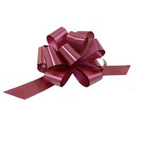 Burgundy Christmas Gift Pull Bows - 5" Wide, Set of 10, Wreath, Swag, Garland, Valentine's Day, Presents, Gift Basket, Fundraiser, Birthday, Classroom, Office, Decoration