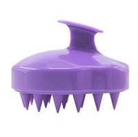 Multi-use Silicone Shampoo Massage Brush,for Human Hair&Pets,Reduce Stress|Promotes Hair Growth (Purple)