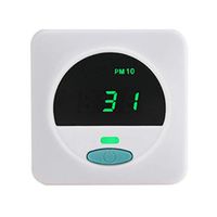 Airvom T Fine Dust Monitor Measures Portable Tester PM 2.5 PM 10 LCD Display