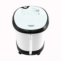 Foot tub Foot Massagers Leak-Proof Foam Foot Bucket Over The Calf deep Barrel Electric Massage Footbath Household Foot Bath Artifact Massage Tools (Color : White, Size : 47.539.543cm)