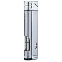 AOMAI 5103 Mini Windproof Refillable Butane Viewable Blue Flame Torch Lighter Gold