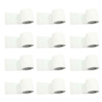 ESUPPORT 2 Inches X 5 Yards White Self Adherent Cohesive Wrap Bandages Adhesive Wounds Strong Elastic First Aid Tape for Sport Wrist Ankle 12 Count