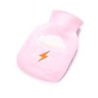 Wansan Premium Classic Hot Water Bottle with Cover and Soft Fleece for Pain Relief