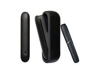 [PU Case for IQOS 3.0] Electronic Cigarette Soft Holder Pocket Charger Cover Full-Protective Case from Impact, Dust, Scratch (Black)