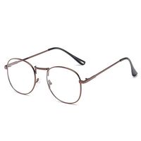 Retro Nearsighted Distance Glasses -4.00 Strengths Metal Men Women Myopia Glasses