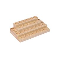 Fivtyily Large Capacity Four Layer Essential Oils Holder Wood Essential Oils Rack Holds Up to 30 Bottles