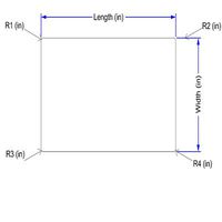 PcProfessional Custom Screen Protector (Set of 2) Sizes up to 16" by 11" for Cell Phone Tablet Laptop Monitor Screen High Clarity Anti Scratch