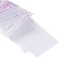 FidgetGear 100Pc Self Seal Adhesive Resealable Clear Cellophane Gift Mini Bags Party 10x7cm