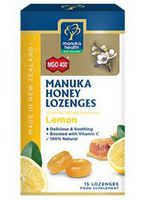 Manuka Honey MGO400+ Suckles with Lemon, 2.66 oz, 15 counts