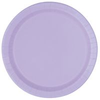 Unique Industries, Cake  Paper Plates,  20 Pieces - Lavender