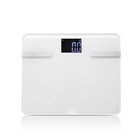 GQSC Intelligent Weight Scale,Household Fat Measurement Electronic Scale,Bluetooth Mobile App Human Body Health Scale,Tempered Glass White Intelligent Weight Scale/Quantity 2 / 200X240mm