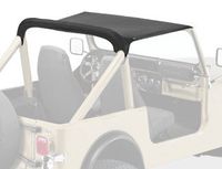 Bestop 52518-01 Strapless Bikini Black Crush Top for 80-86 CJ7 by Bestop