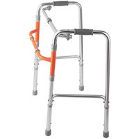 Walker for The Elderly, Four-Legged Walker, Crutch Foldable Walker Suitable for The Elderly with Reduced Mobility, Rehabilitation Training
