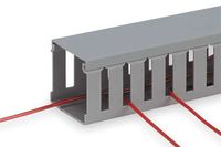 Panduit G2X3LG6 Panduct 2-Inch Light Grey Type G Wide Sloted Wall Wiring Duct (6-Feet)