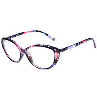 Cat Eye Nearsighted Glasses -2.00 Women Distance Myopia Glasses