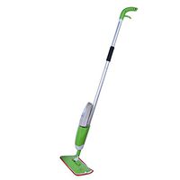 Cleaning Microfiber Duster High Reach Dusting Kit Ceiling Fan Duster Bendable Reusable Washable Brush Bendable Mop Multifunction Water Spray for Interior Roof Cobweb Gap Dust (Green)