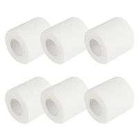 Tinsay Self Adherent Wrap Tape Self Adhering Stick Bandage Flexible Stretch Athletic Tape (6 Pack White)