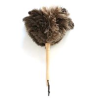 ZHANGY Ostrich Feather Bedroom Dust Removal Wool Scorpion, Sweeping Artifact Car Brush Cleaning Tools 15in