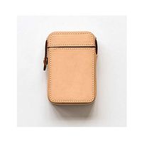 Jingfengtongxun 20-Piece Leather Cigarette Case, Portable Ultra-Thin Creative Soft and Hard Box,Cigarette Storage (Color : Brown, Size : 9.76.32.9cm)