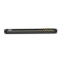 Black Box Corp JPM814A Cat6 Feed-through Patch Panel, Shielded,24-Port
