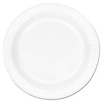 Concorde -Foam Plastic White Non-Laminated 9 in. Plate -- 500 Per Case.