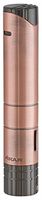 Xikar Turrim Cigar Lighter, Single Jet Flame, Oversized Fuel Tank, Refillable, Piezo Ignition, Bronze With Gunmetal Trim