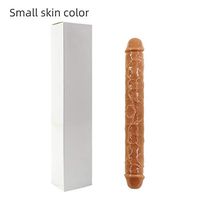 LuJoe 12 inch Double-Headed Simu-Lation Large P'en-NIS- Small Flesh Color