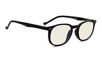 Vintage Computer Reading Glasses Readers-Clear Lens,UV Protection for Women Men (Black, 3.50)