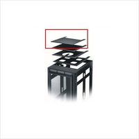 ERK Series Solid or Vented Rackmount Top Finish: Black, Top: Vented