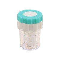 Topdo 4 Colors Plastic Manually Contact Lens Cleaner Washer Cleaning Lenses Case for Daily Travel Outdoor-Green