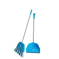 Kylin Express Creative Children Cleaning Tools Mini Broom and Dustpan Plastic Grips Sweep Sets#B