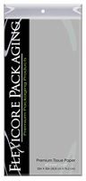 Flexicore Packaging Light Gray Gift Wrap Tissue Paper XL | Size: 20 Inch X 30 Inch | Count: 48 Sheets | Color: Cool Gray