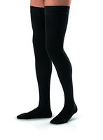 BSN Medical 115409 JOBST for Men Compression Hose, Thigh High, 20-30 mmHg, Closed Toe, Medium, Black