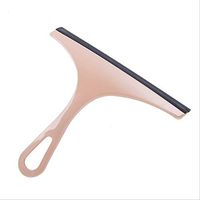 Glass Window Wiper Cleaner Squeegee Shower Bathroom Mirror Car Blade Brush Cleaning Brush Window Cleaner Wiper Cleaner Tools 21.5x19.5cm Pink