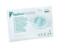 Tegaderm Absorbant Clear Acrylic Dressing, Medium, 4.4"X5"