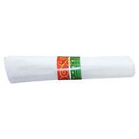 Hoffmaster 119982 FashnPoint CaterWrap Festive Holiday Pre-Rolled White Dinner Napkin with Metallic Cutlery (2 Packs of 50)