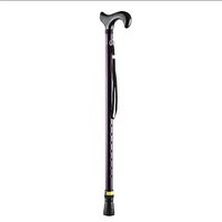 TDM Elderly Crutches, Lightweight Walking Sticks, Four-Legged Multi-Function, Anti-Skid, Telescopic, with Lights
