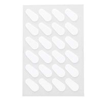 CHICTRY Soft Foam Nose Pads Anti-Slip Thin Self-Adhesive Eyeglass Nose Pads for Eyeglasses Sunglasses Reading Glasses Spectacles White D 12 Pairs