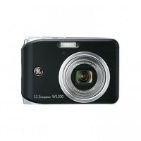 GE W1200 2.5" LCD Digital Camera 12.2MP 3X Optical Zoom - Black [Camera]