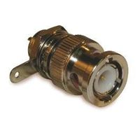 RF Connectors / Coaxial Connectors BNC BULKHEAD PLUG 50 OHM BR/DL (1 piece)