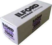 3 Rolls Ilford Delta 3200 120 Film